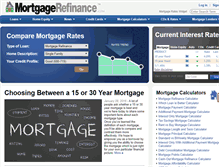 Tablet Screenshot of mortgagerefinance.com